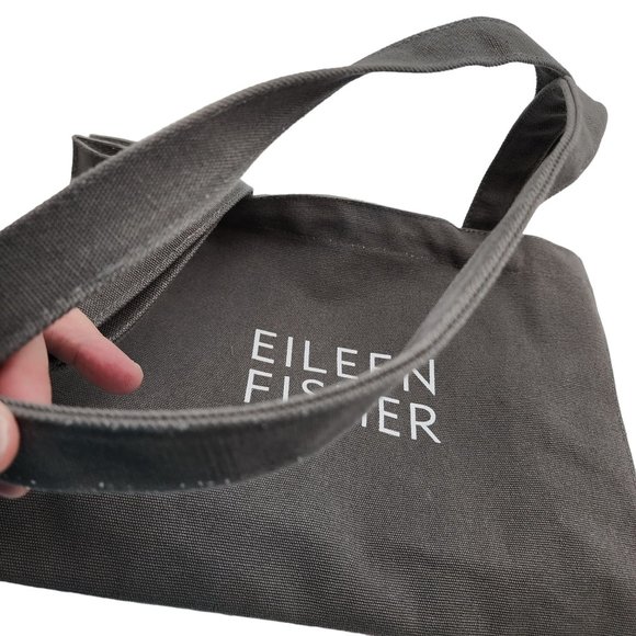 #27. Eileen Fisher Canvas tote bag - Picture 4 of 5